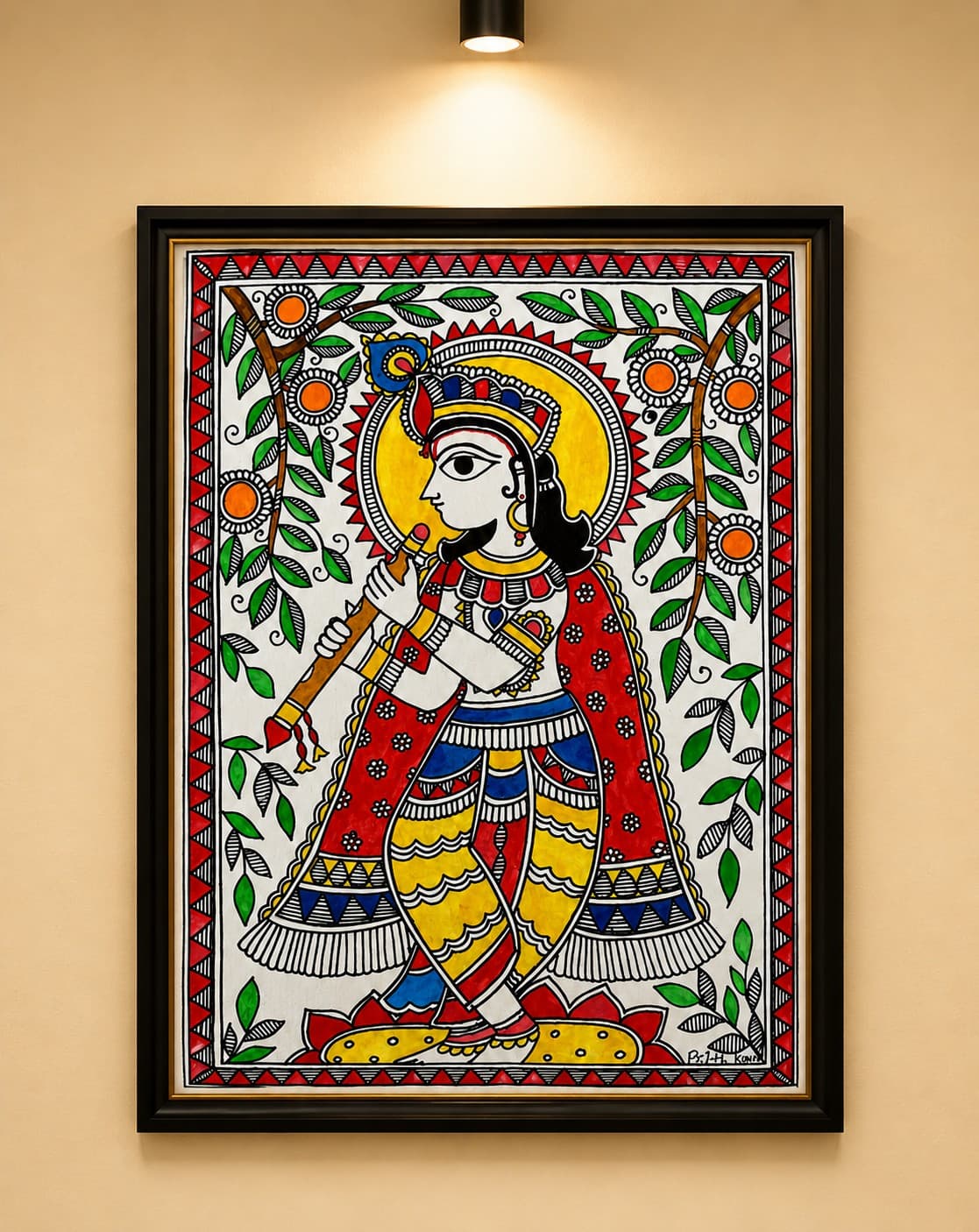 Shyam Murari - Madhubani Painting