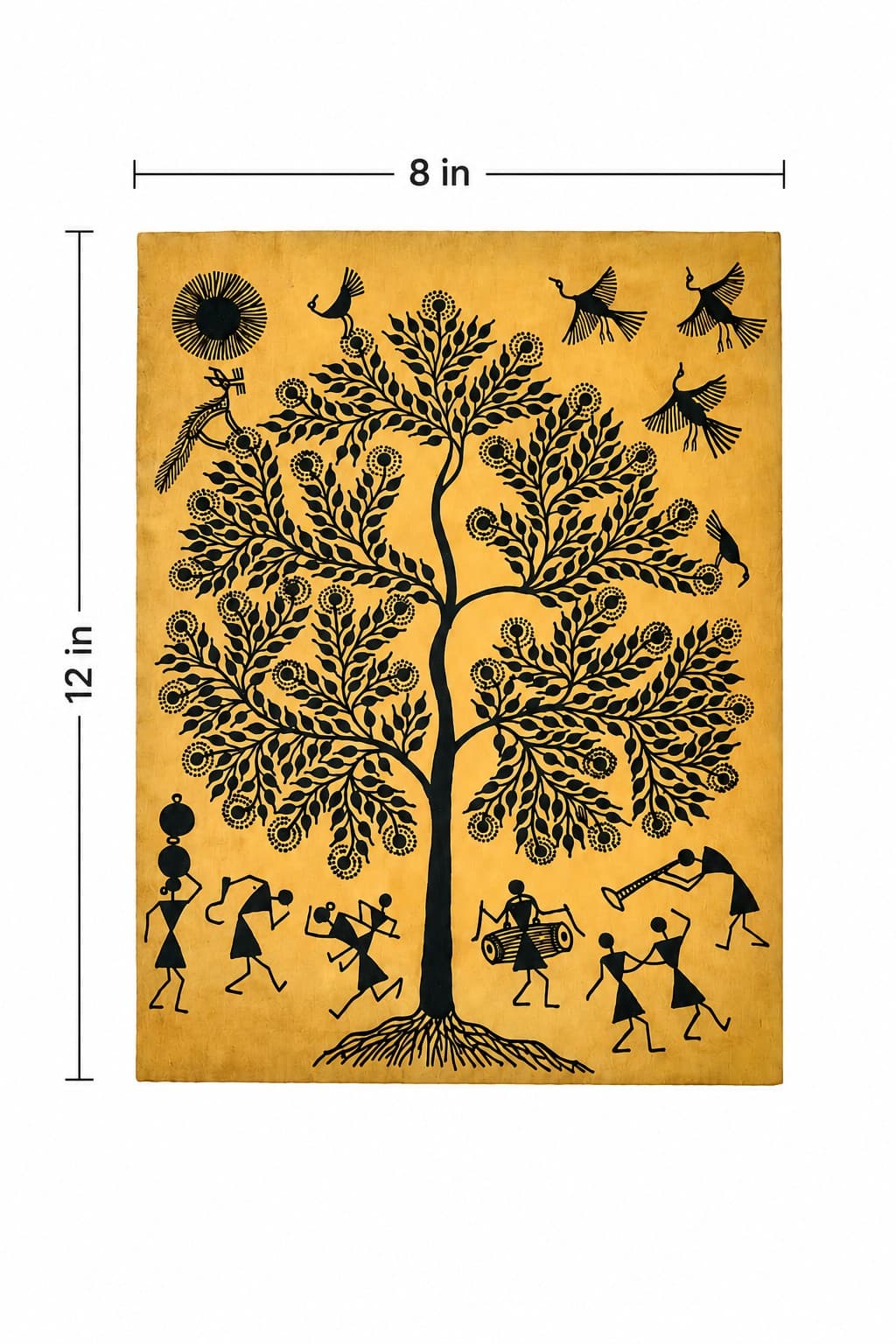 Tree of Life - Warli Painting — alternate view