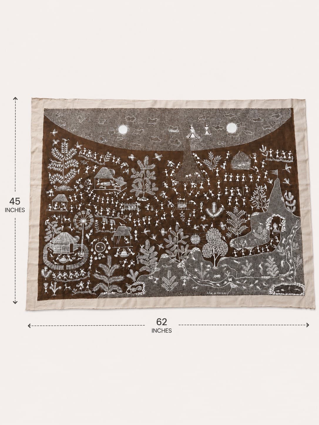 Village Life - Warli Painting — alternate view
