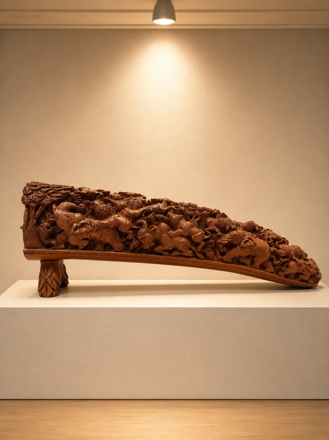 Shikar Hunting Bridge - Wood Carving