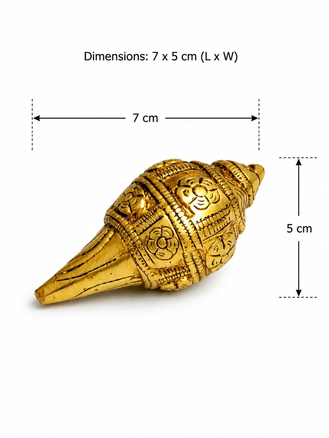 Brass Shankh - Brass & Copper — alternate view