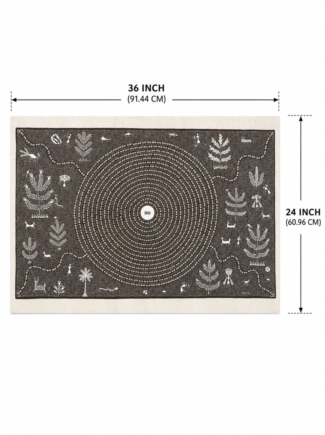 Tribal Mandala - Warli Painting — alternate view