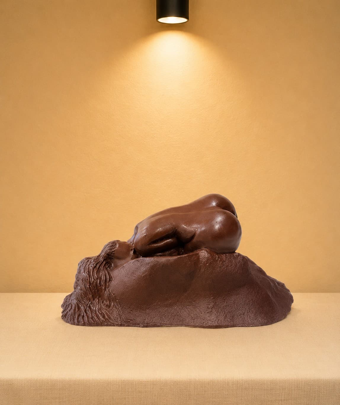 Contemporary Figurative Sculpture - Wood Carving