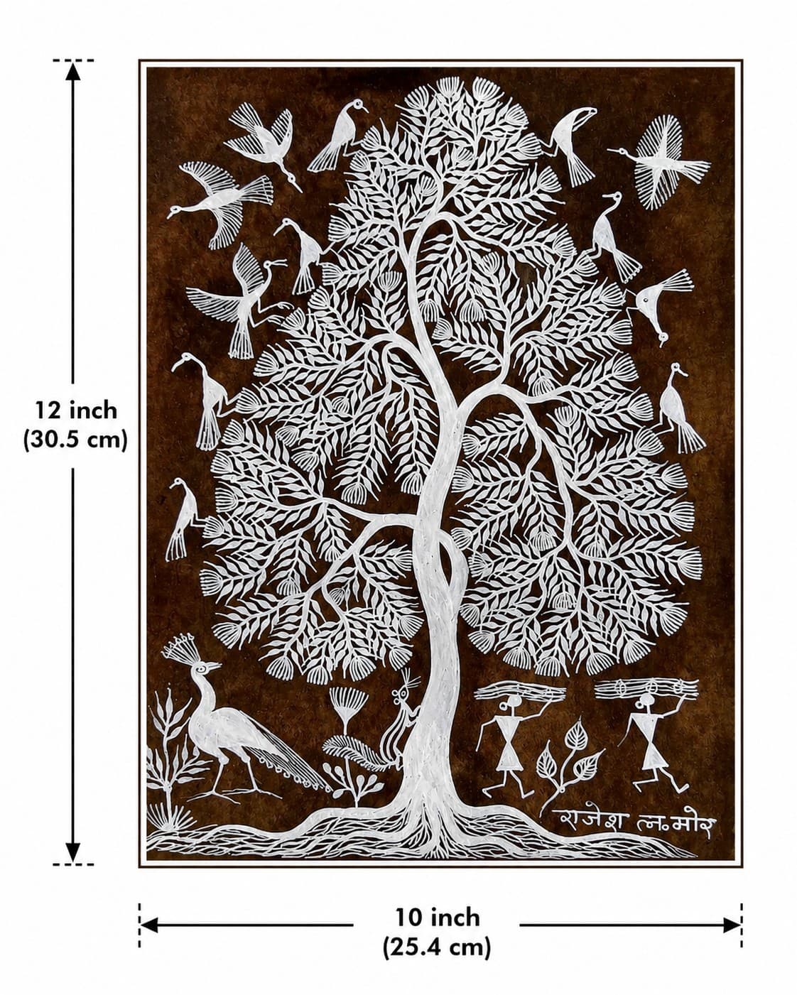 Tree of Life - Warli Painting — alternate view