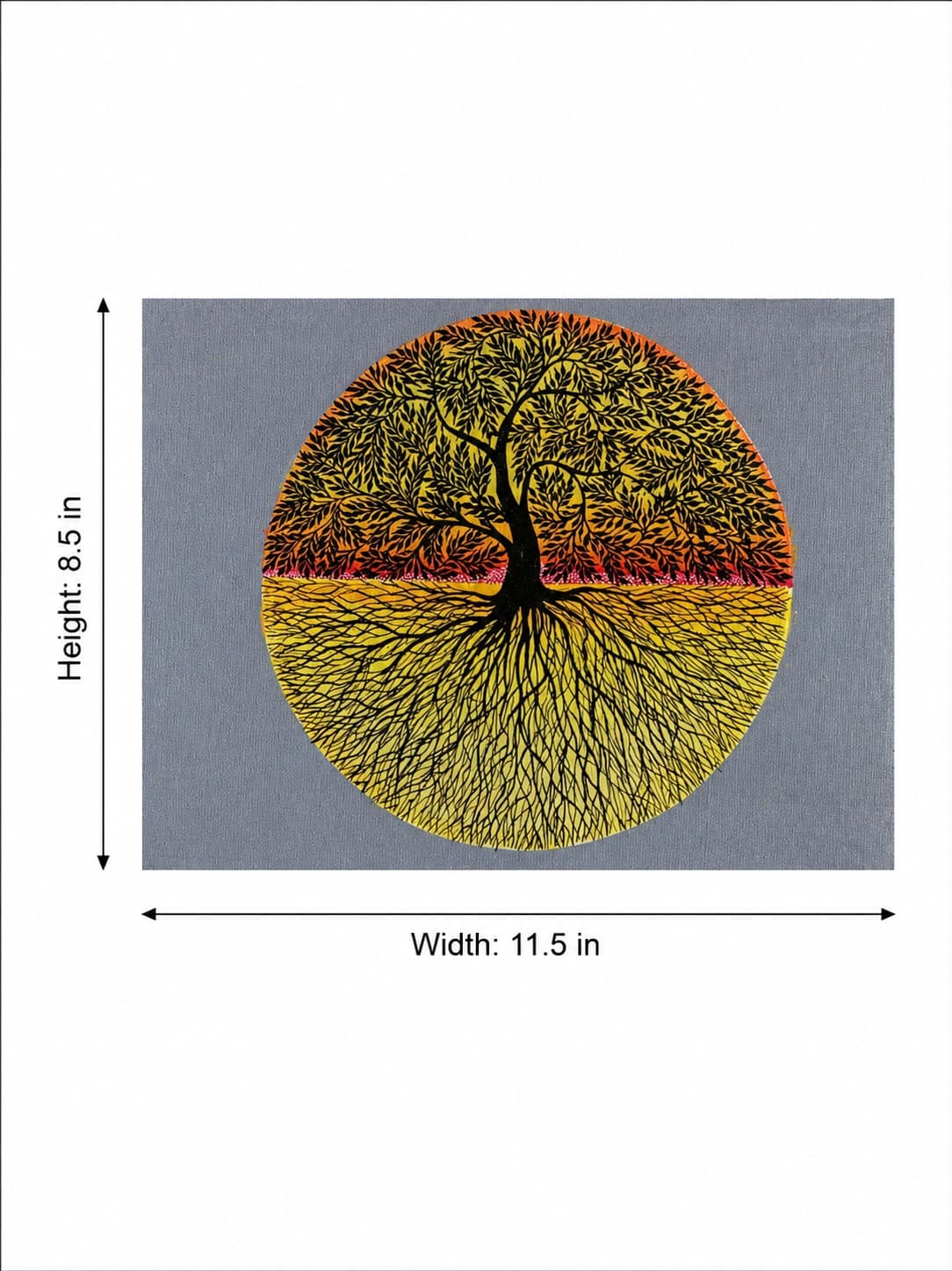 Tree of Life - Warli Painting — alternate view