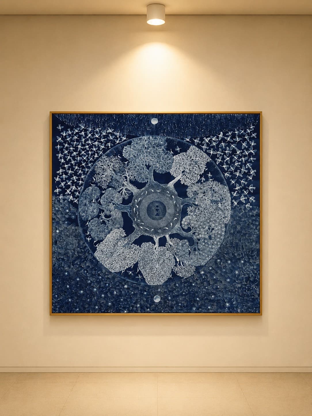 Cosmic Tree of Life - Warli Painting