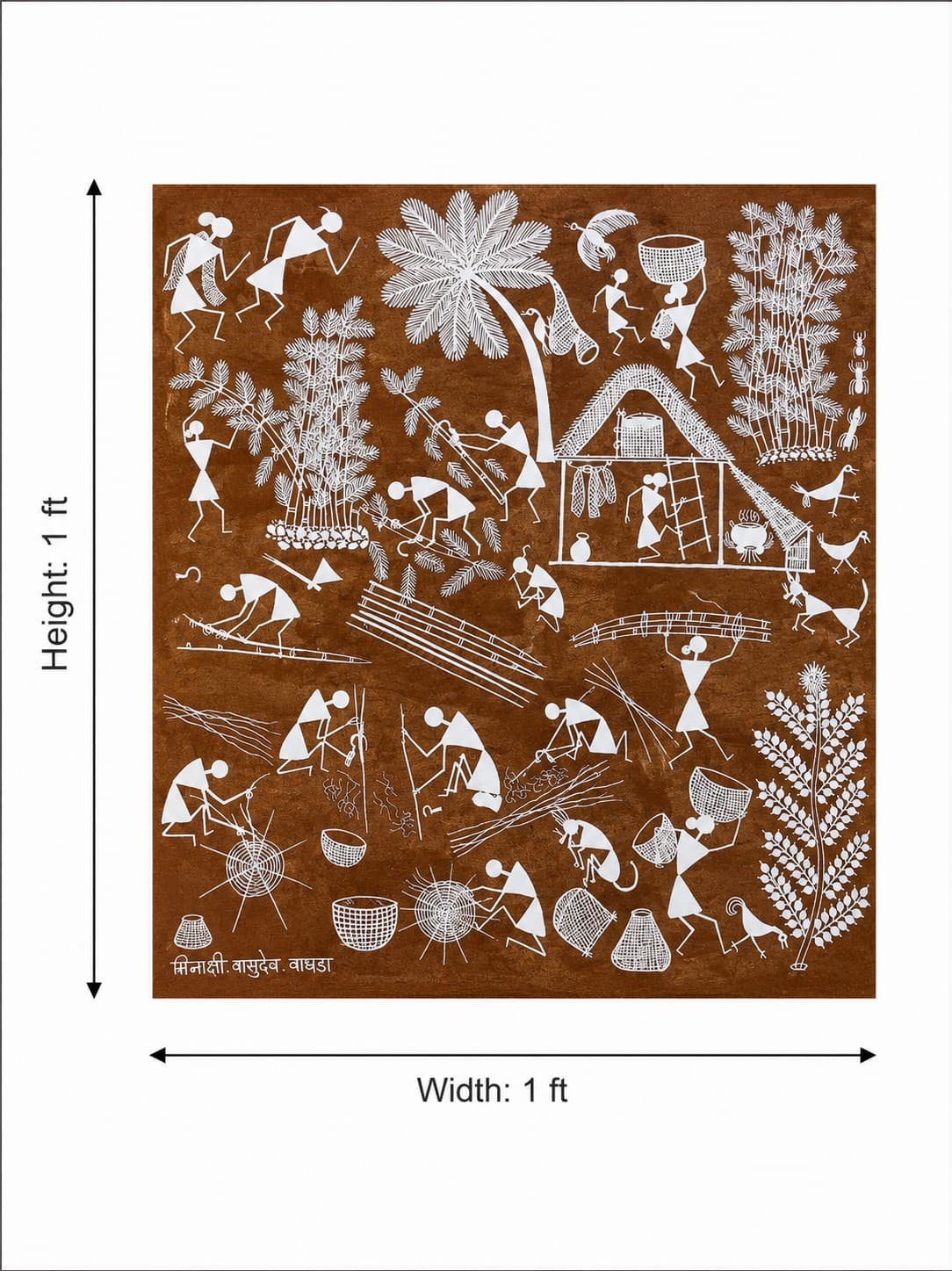Farming and Rural Livelihood - Warli Painting — alternate view