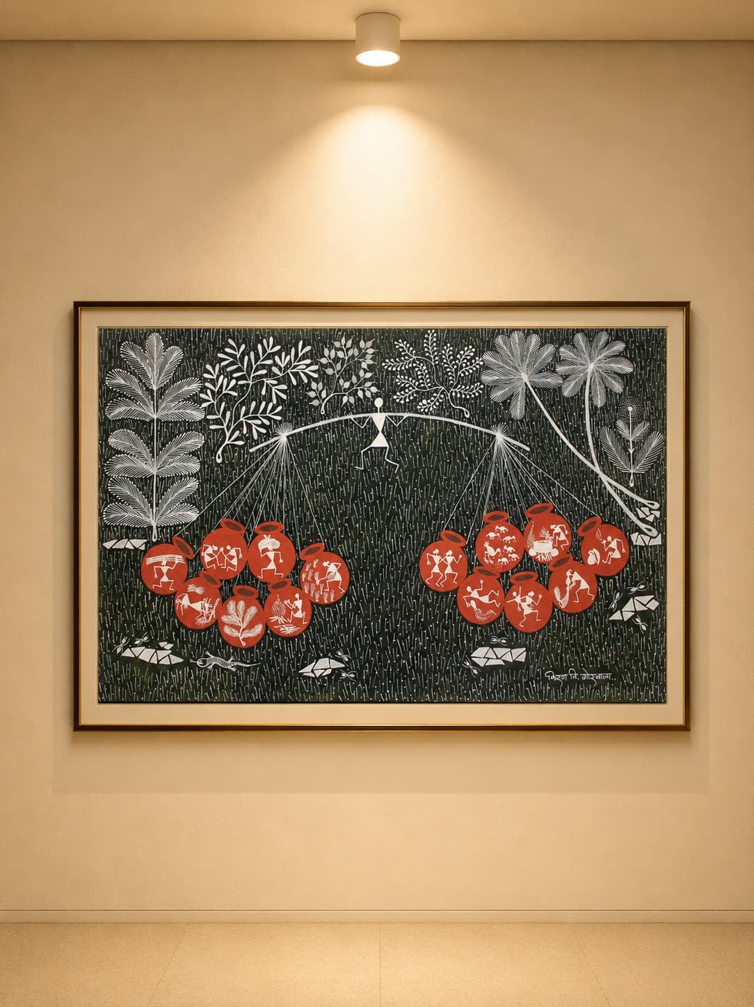 Balance - Warli Painting