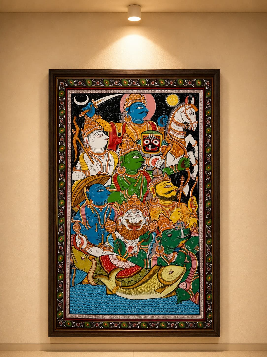 Dashavatara - Pattachitra Painting