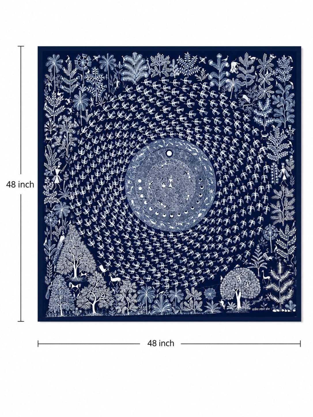 Tribal Life - Warli Painting — alternate view