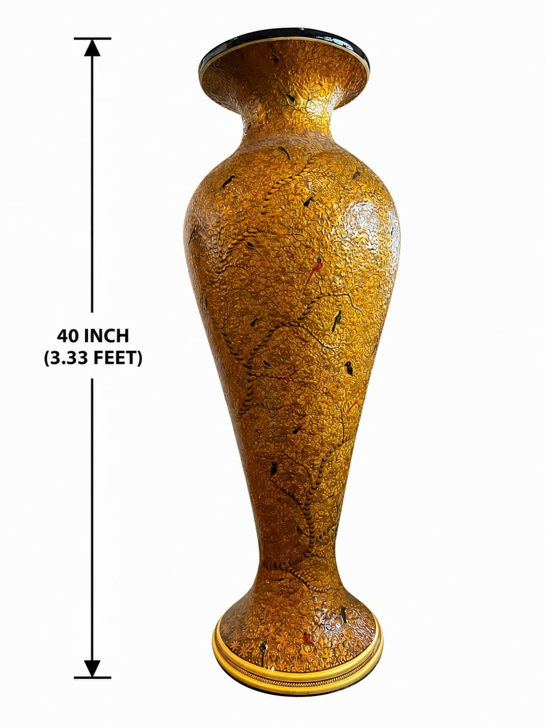 Floor Vase -  Papier Mache — alternate view