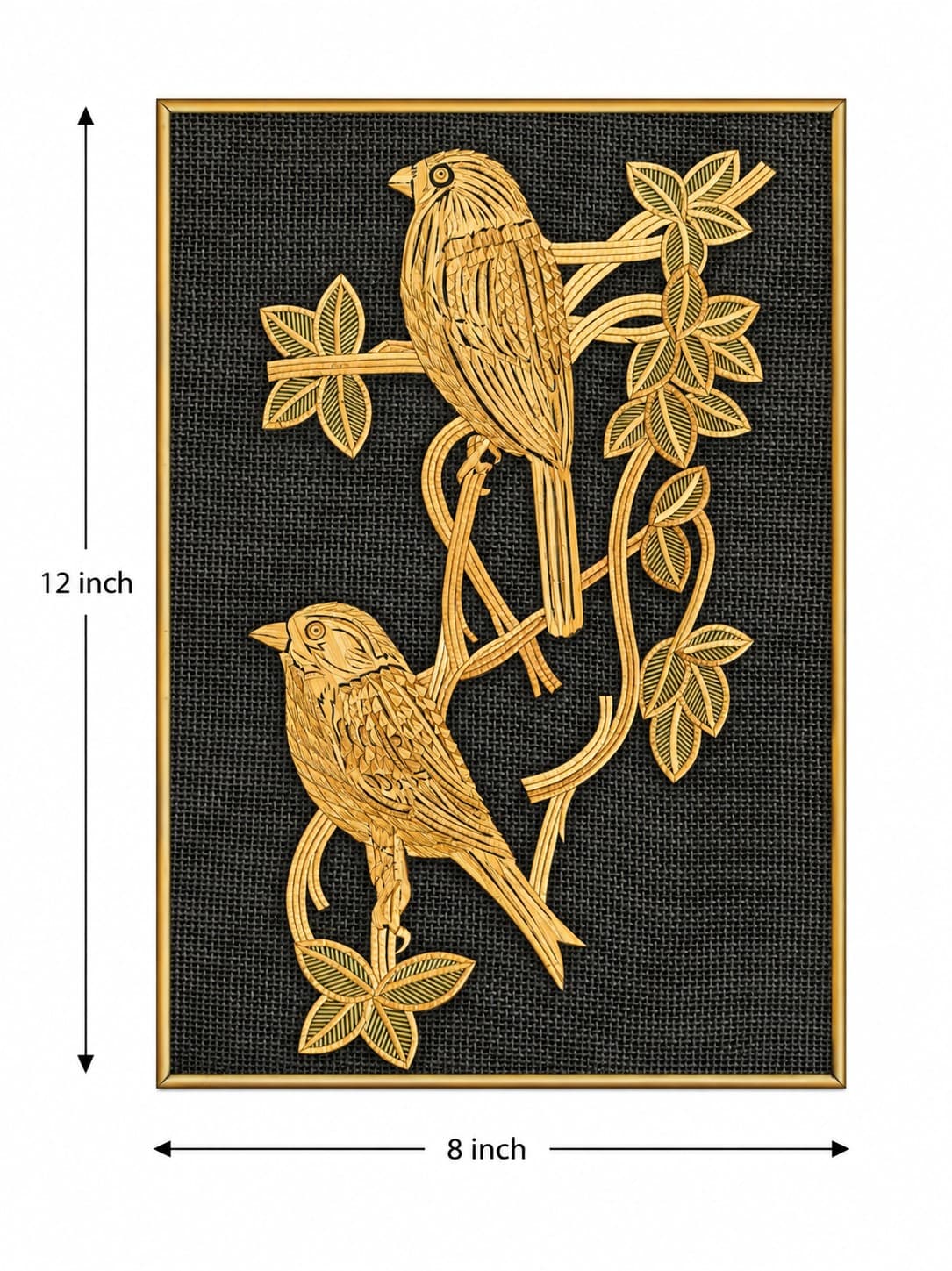 Two Birds on Branch - Sikki Craft — alternate view