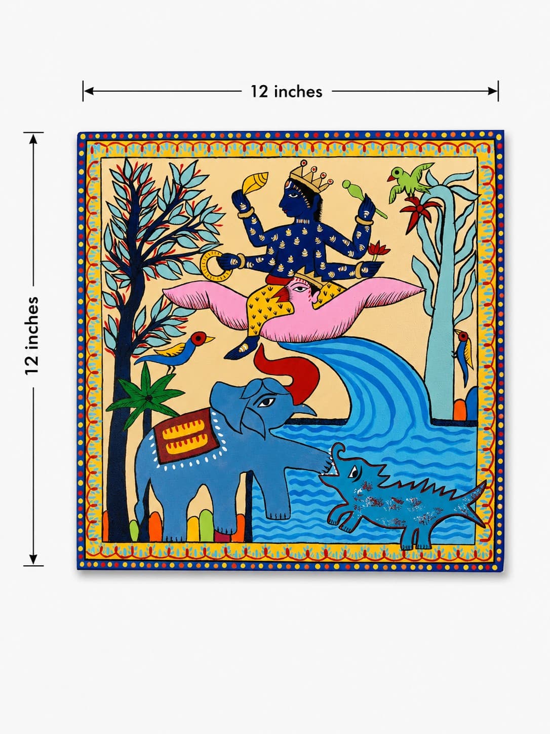Gajendra Moksha - Bajjika Folk Art — alternate view