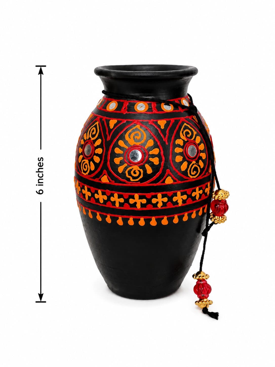 Black Terracotta Decorative - Pottery — alternate view