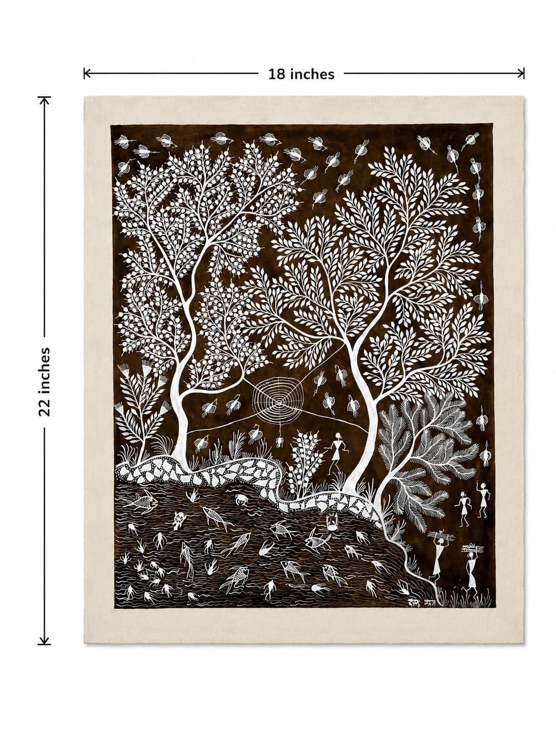Tribal Nature Life Art - Warli Painting — alternate view