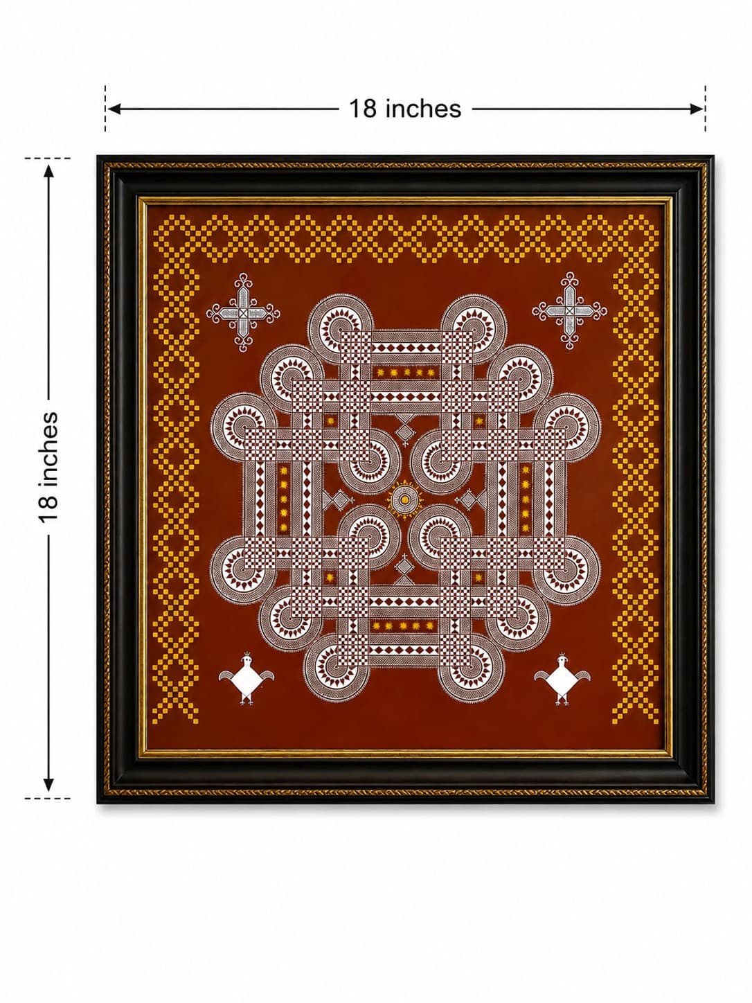 Traditional Aarati - Chittara Painting — alternate view