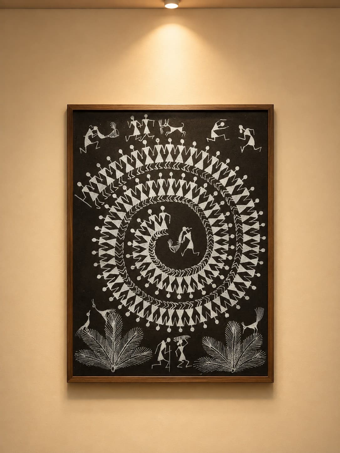 Tarpa Folk Dance - Warli Painting