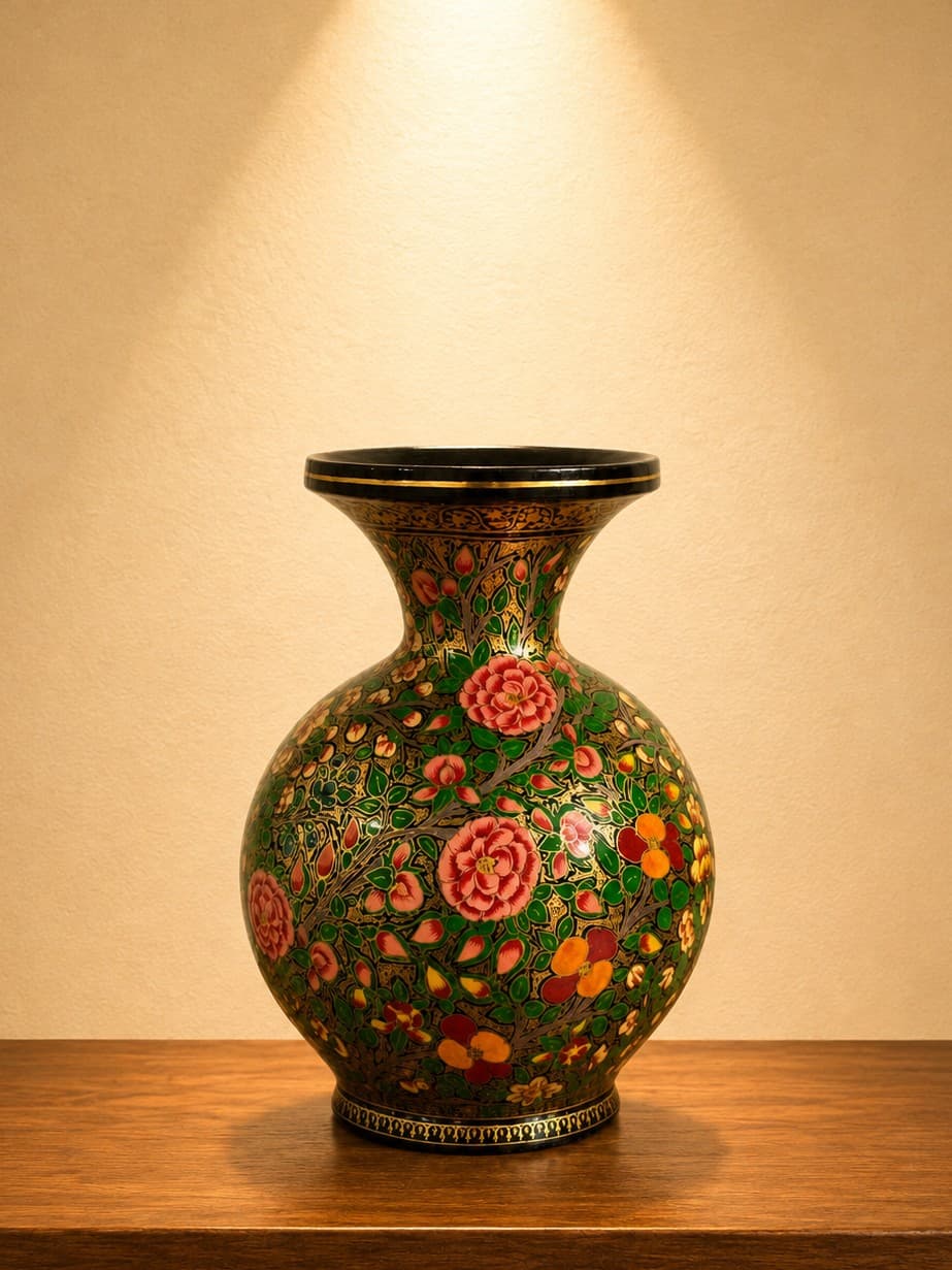 Floral Vase - Papier Mache