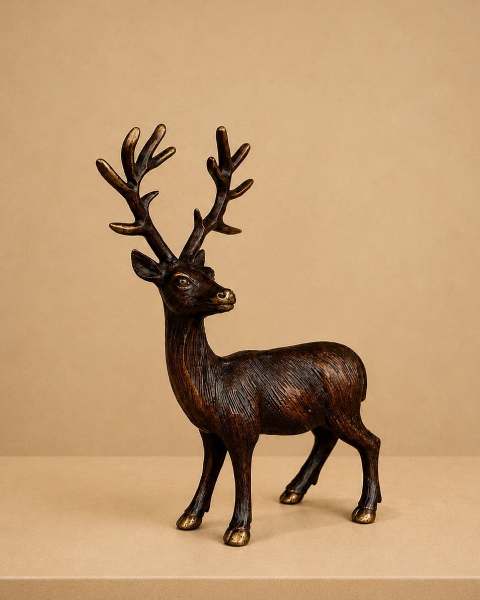 Brass Raindeer - Brass & Copper
