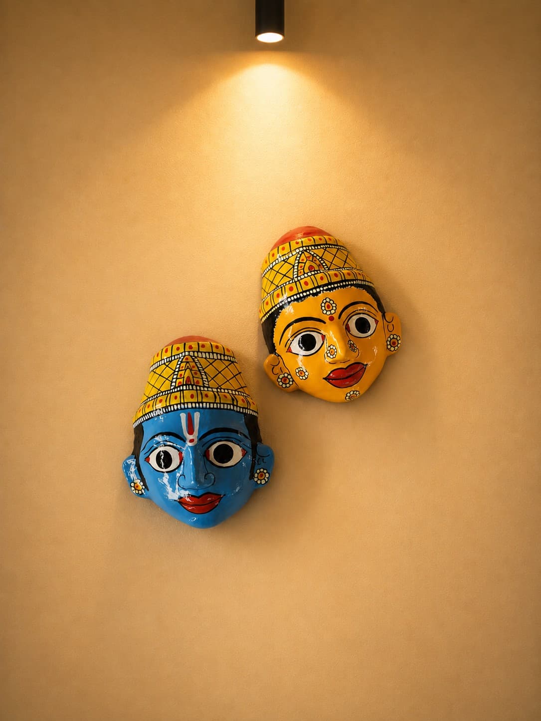 Decorative Mask Set - Cheriyal Mask