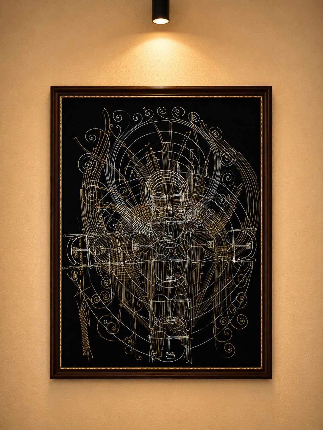 Traditional Line Art - Surpur Painting