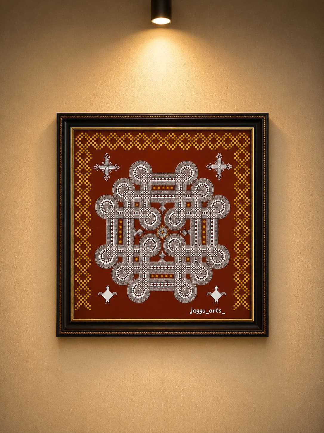 16 Circle Arati  - Chittara Painting