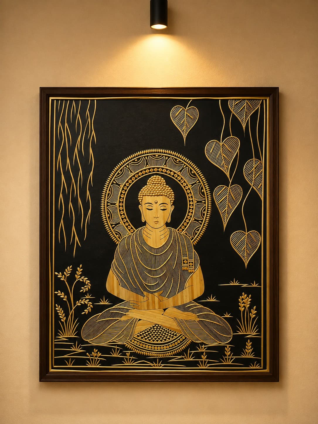Buddha Wall Art Panel - Sikki Craft
