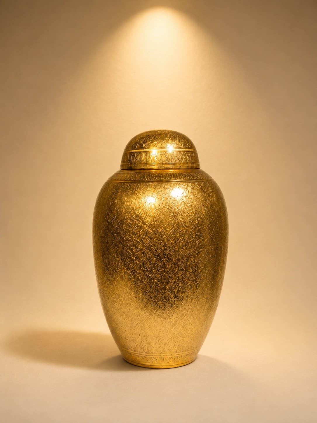 Brass Urn - Brass Naqashi