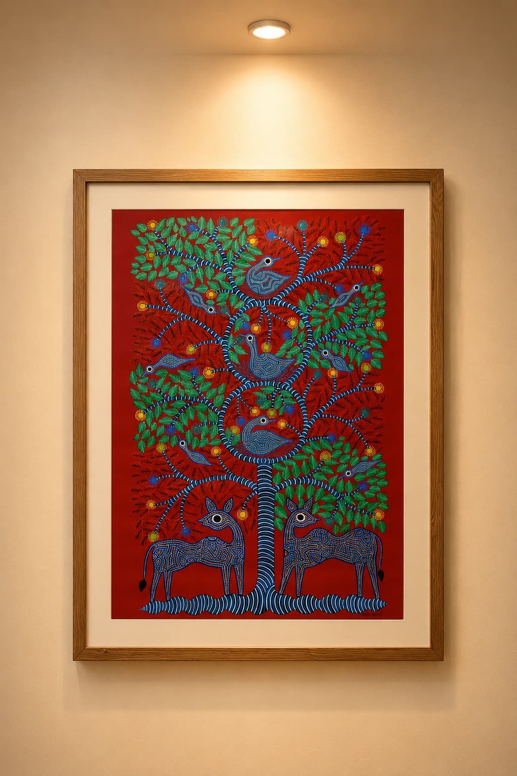 Tribal Forest of Harmony Painting - Bhil Painting