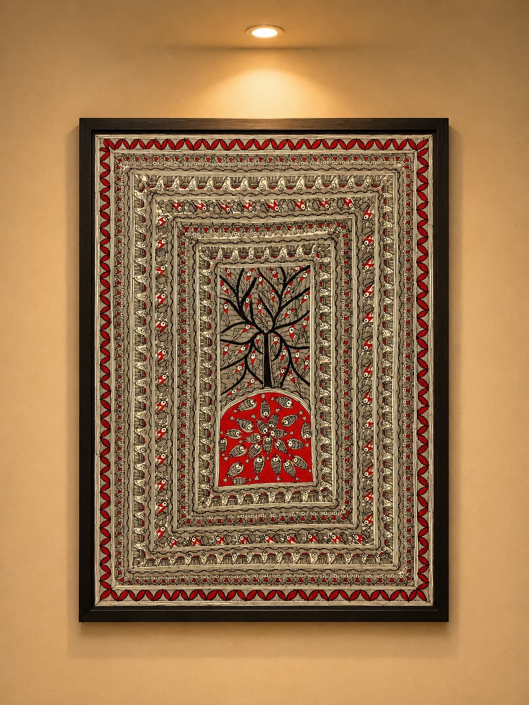 Tree of Prosperity - Madhubani Painting