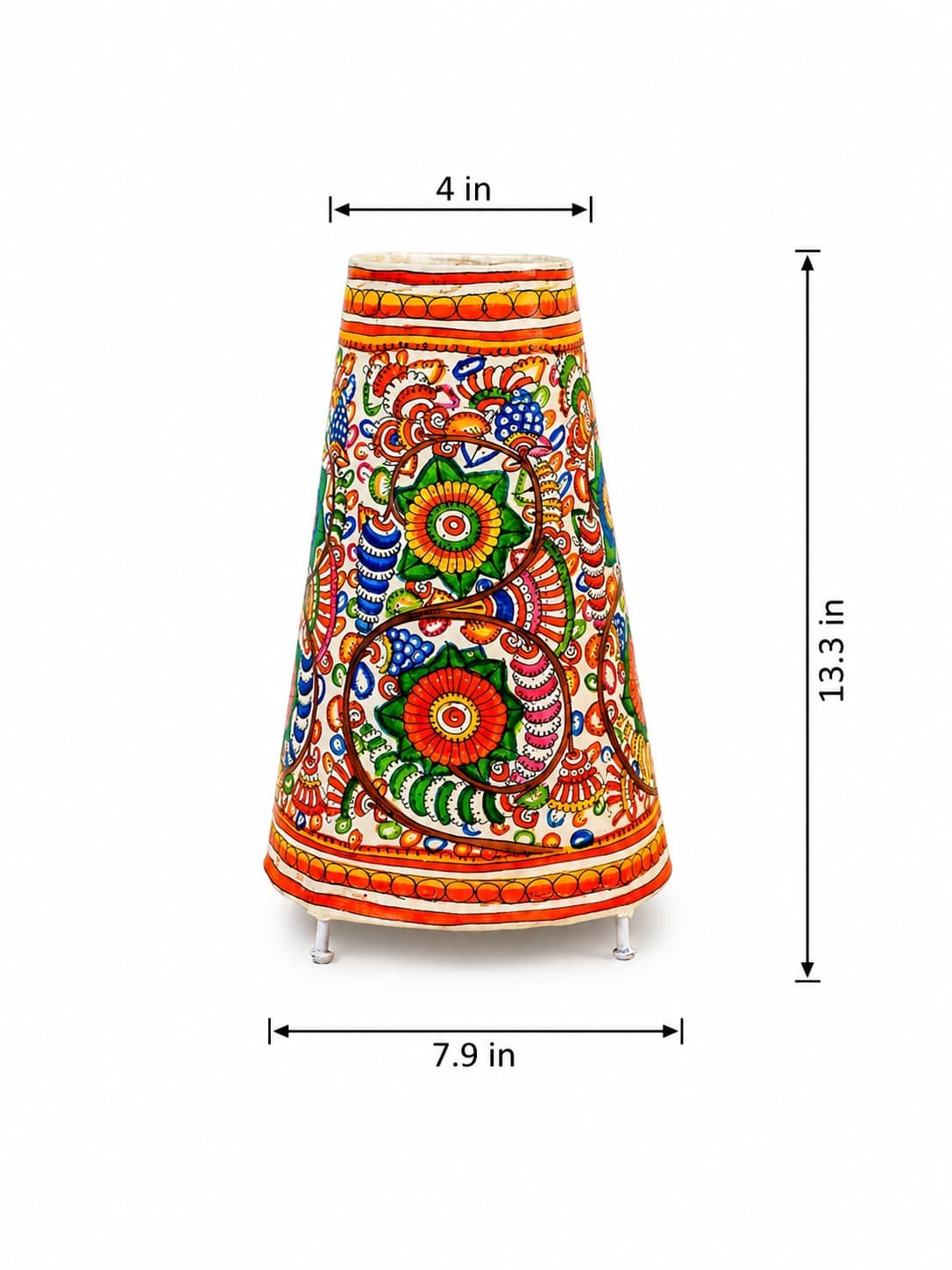 Tree Of Life Table Lamp - Tholu Bommalata — alternate view