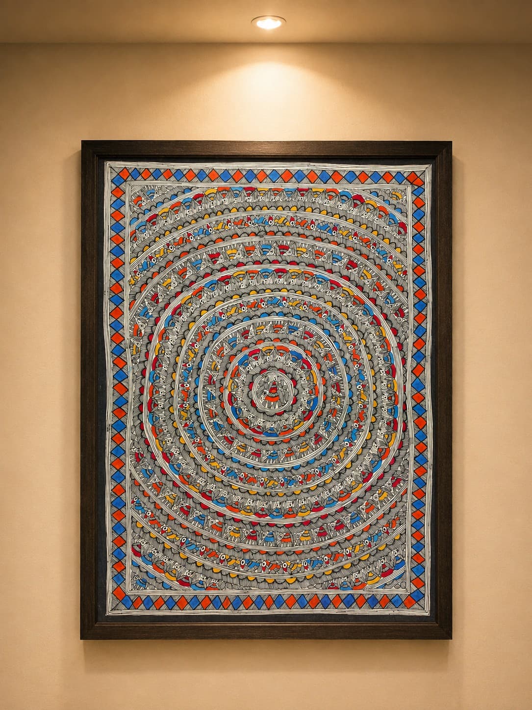 Matsya Raas - Madhubani Painting