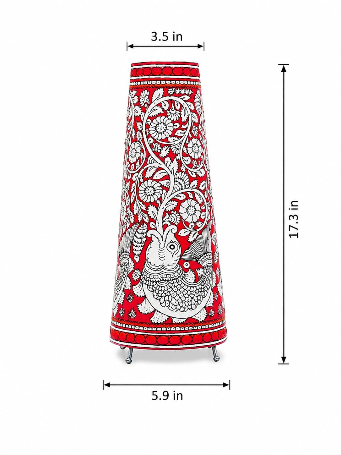 Fish Tree of life Table Lamp - Tholu Bommalata — alternate view