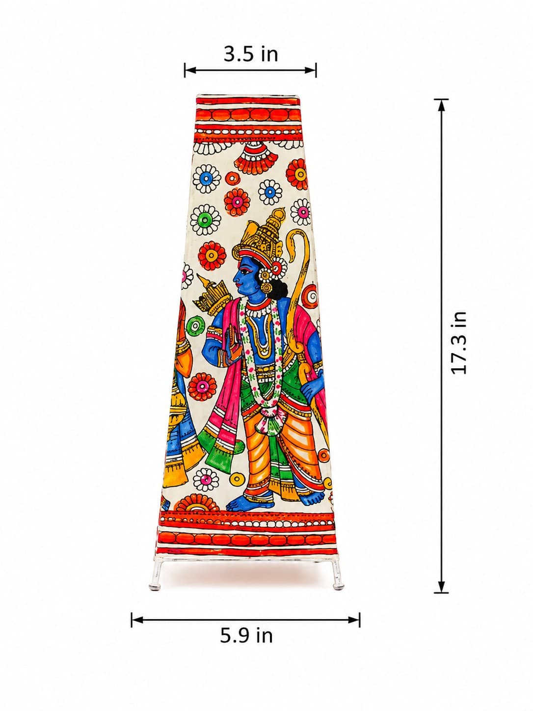 Ramayanam Table Lamp - Tholu Bommalata — alternate view