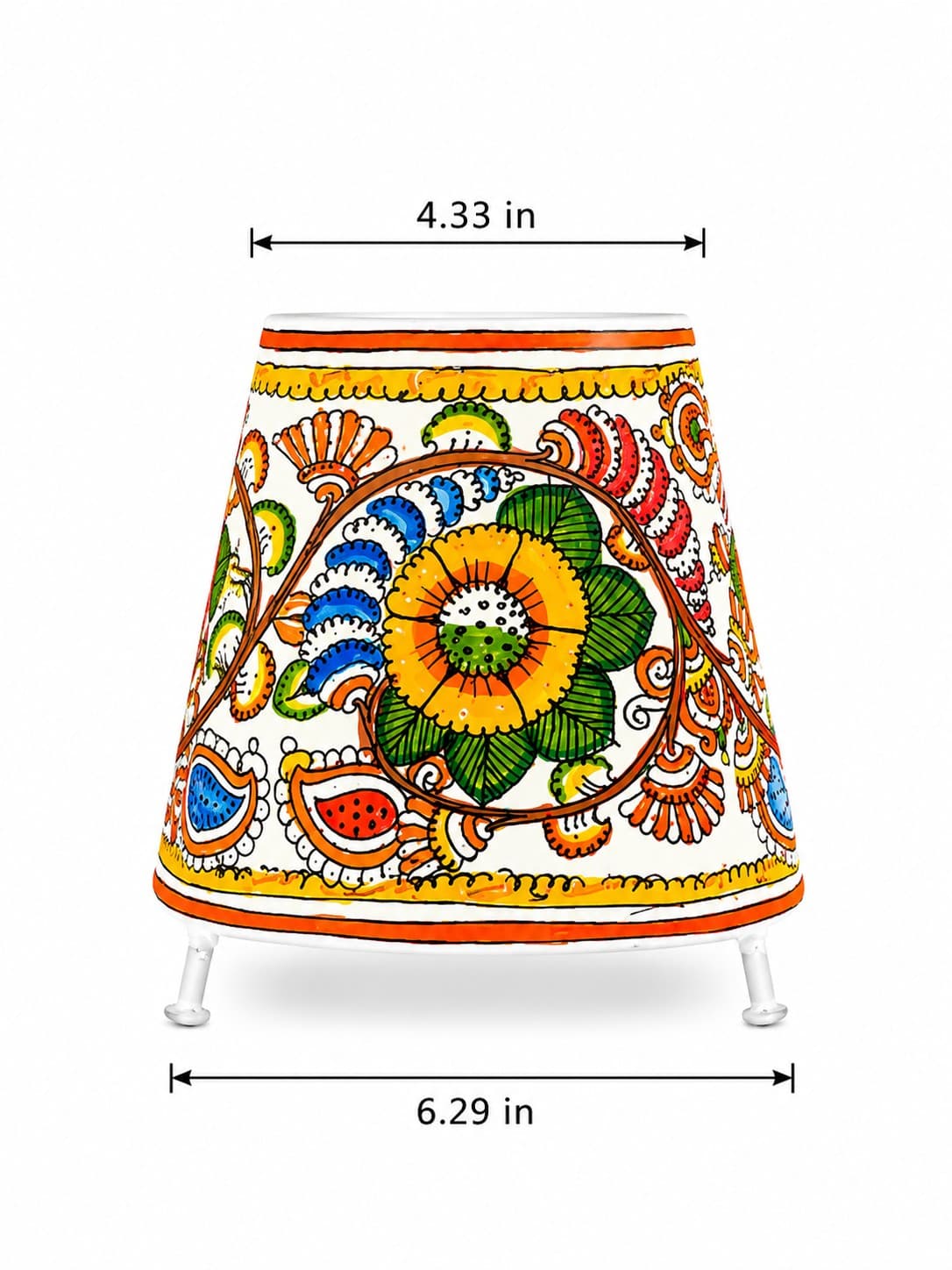 Tree Of life Table Lamp - Tholu Bommalata — alternate view