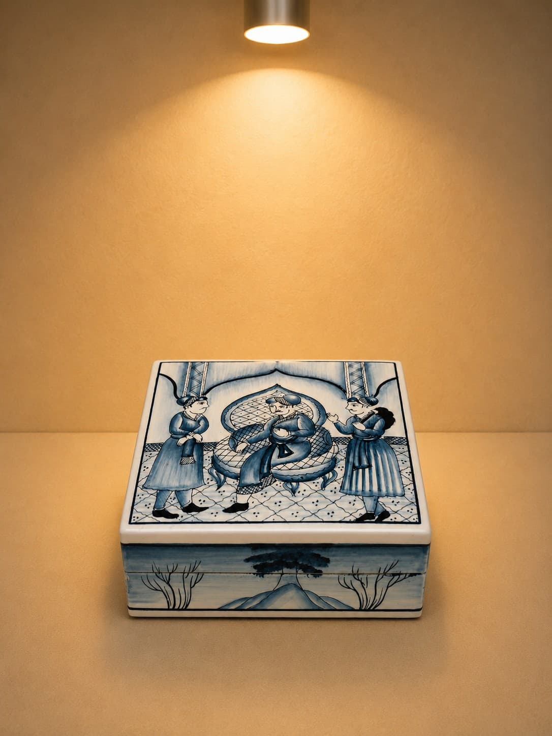 Royal Court Gathering Trinket Coaster Set - Kashmiri Naqashi