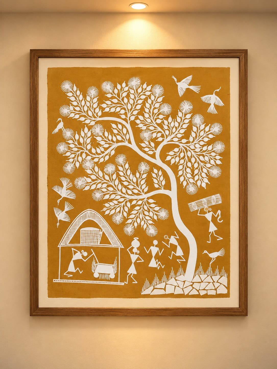 Tree of Life Art - Warli Painting