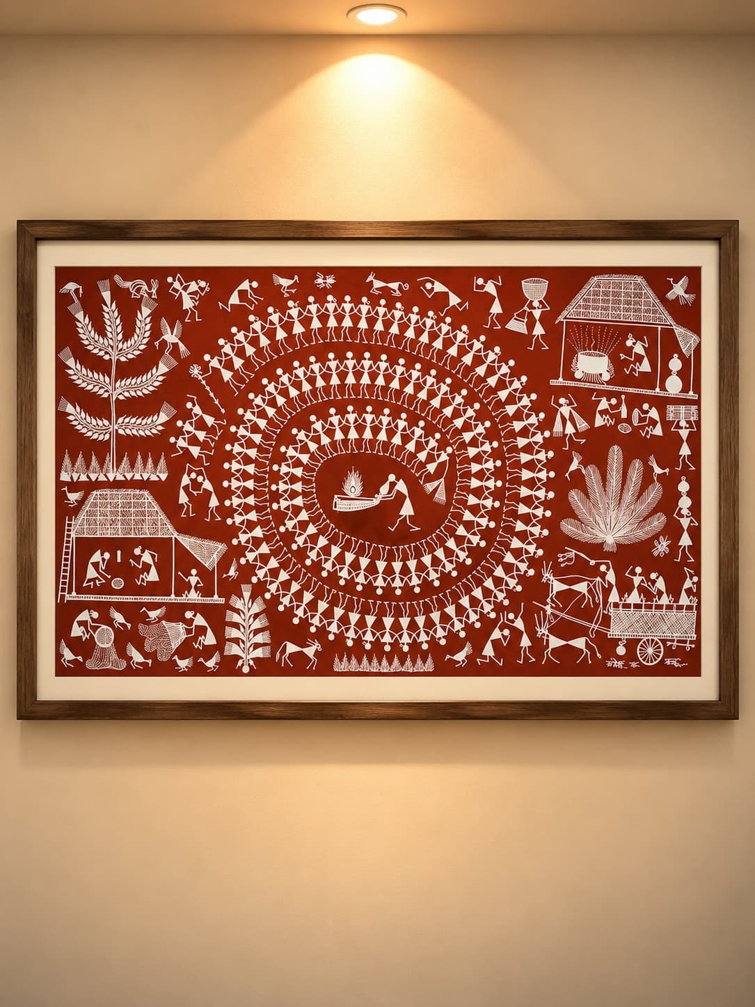 Tarpa Dance - Warli Painting