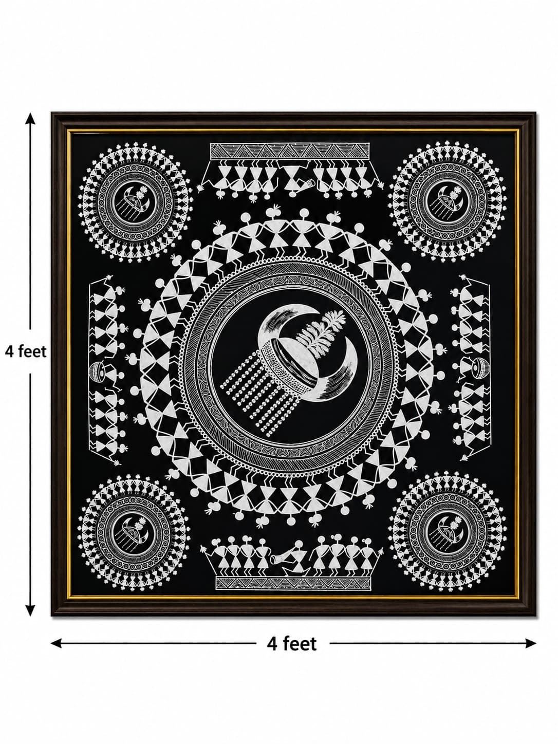 Warli-inspired Painting - Warli Painting — alternate view