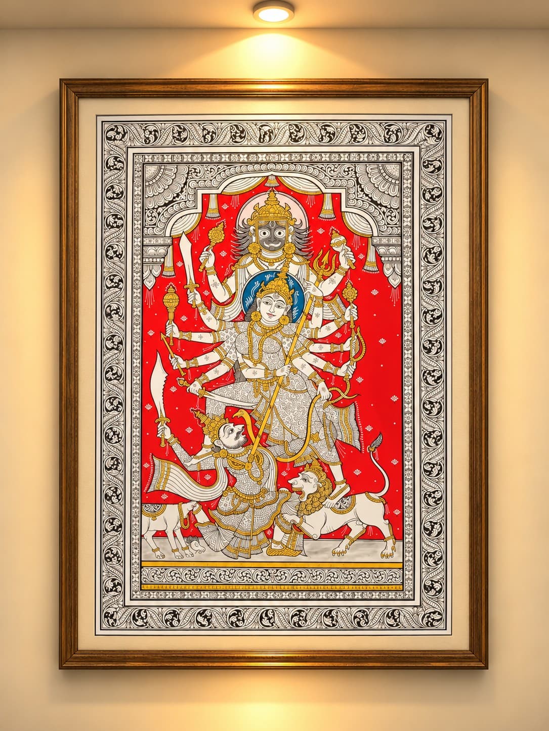 Durga Jagannath - Pattachitra Painting