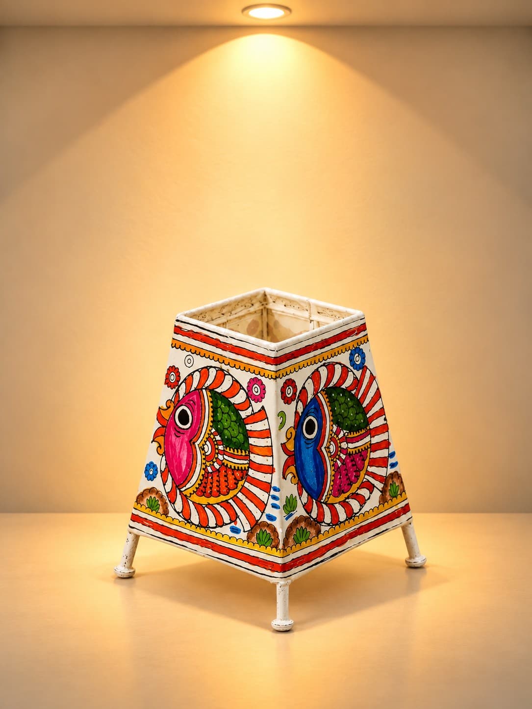Twin Fish Table Lamp - Tholu Bommalata