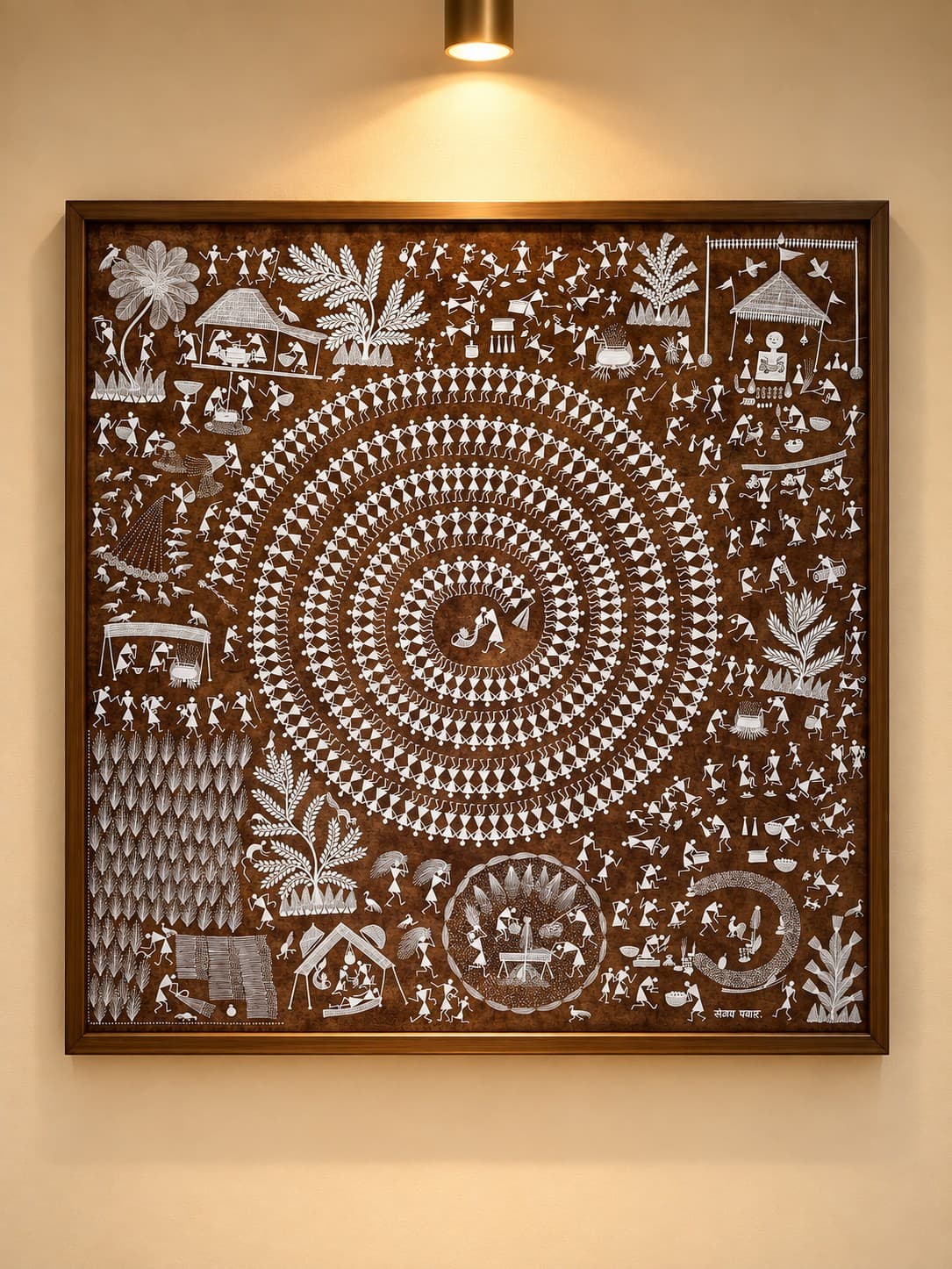 Tarpa Dance Celebration - Warli Painting