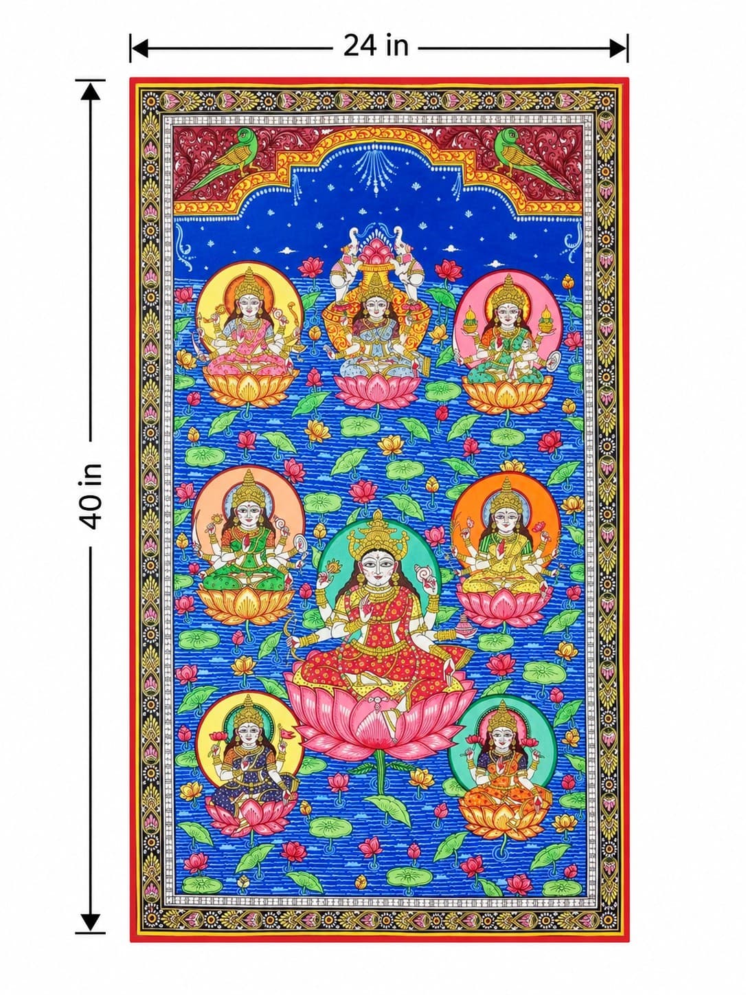 Ashtalakshmi - Pattachitra Painting — alternate view