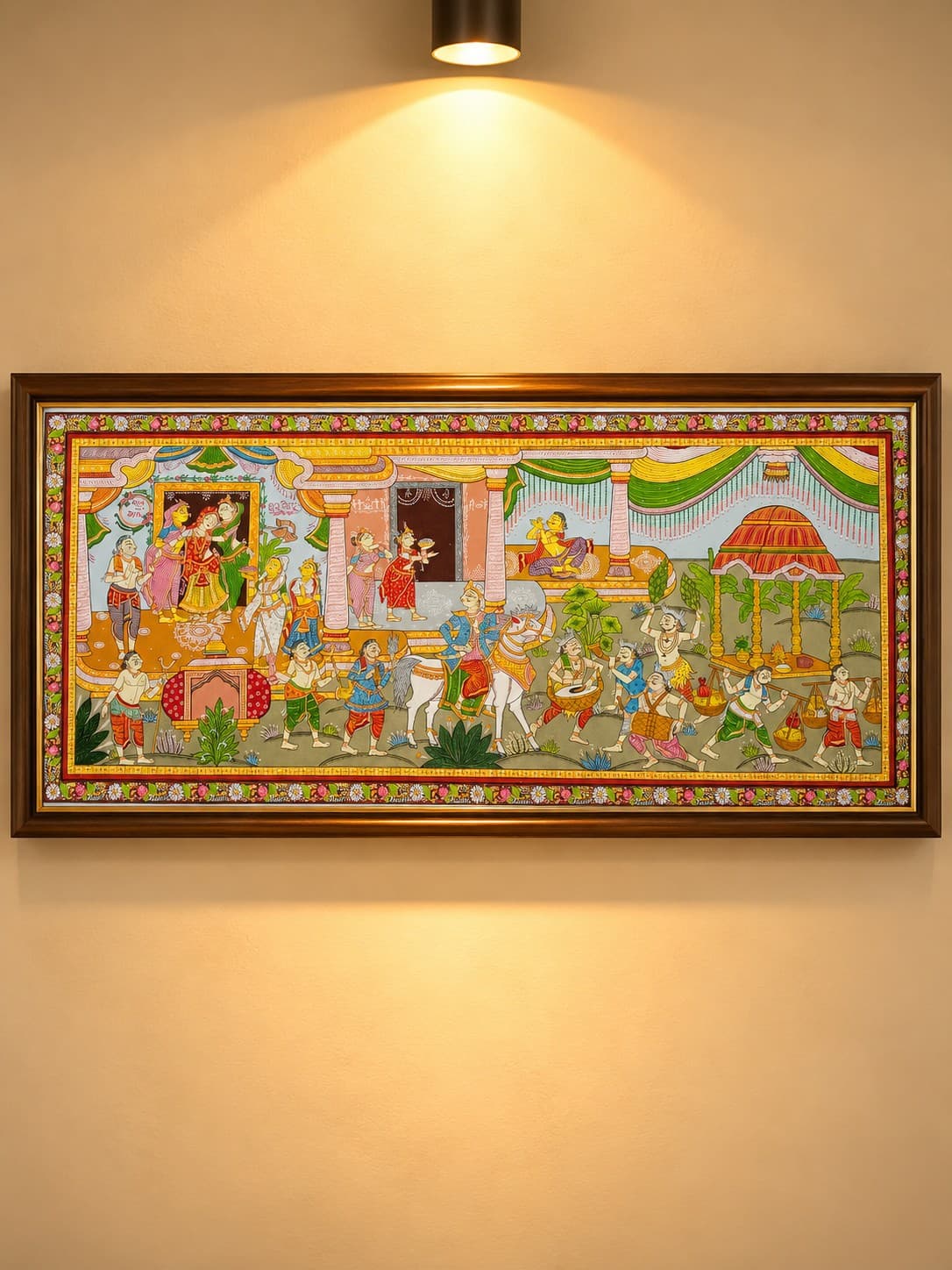 Marriage Scene - Pattachitra Painting