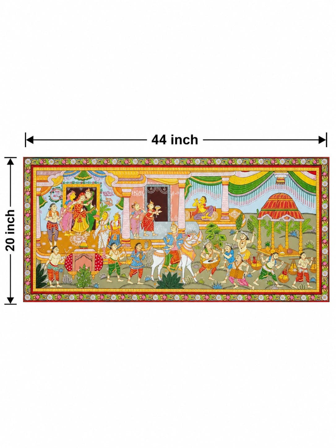 Marriage Scene - Pattachitra Painting — alternate view