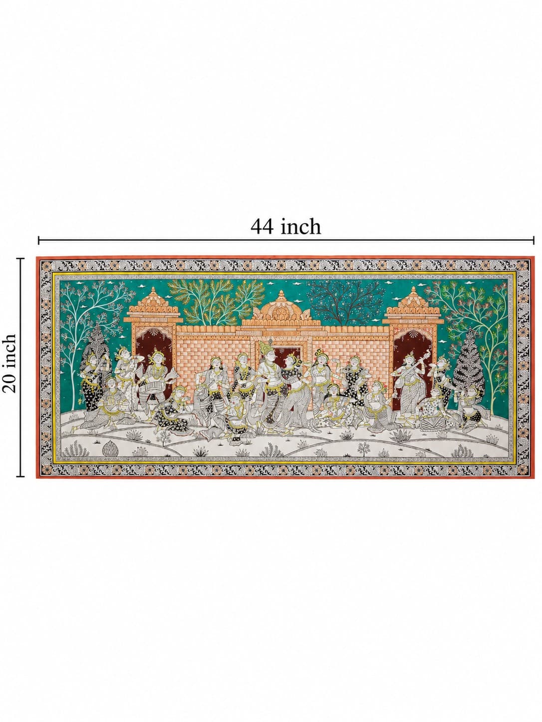 Radhakrishna Raas - Pattachitra Painting — alternate view