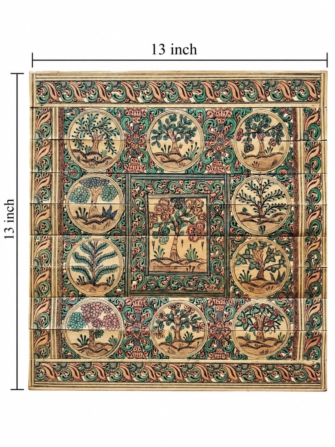 Dasavriksha Tree of Life - Pattachitra Painting — alternate view