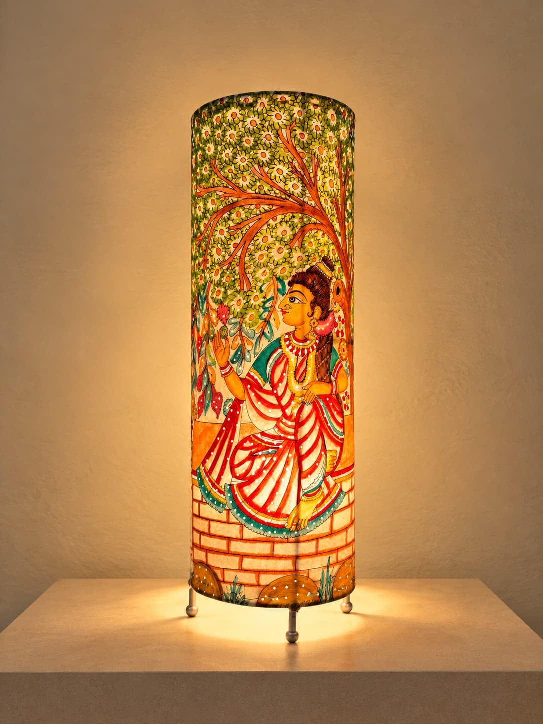 Shakuntala Vriksha Shringar Leather Lamp- Tholu Bommalata