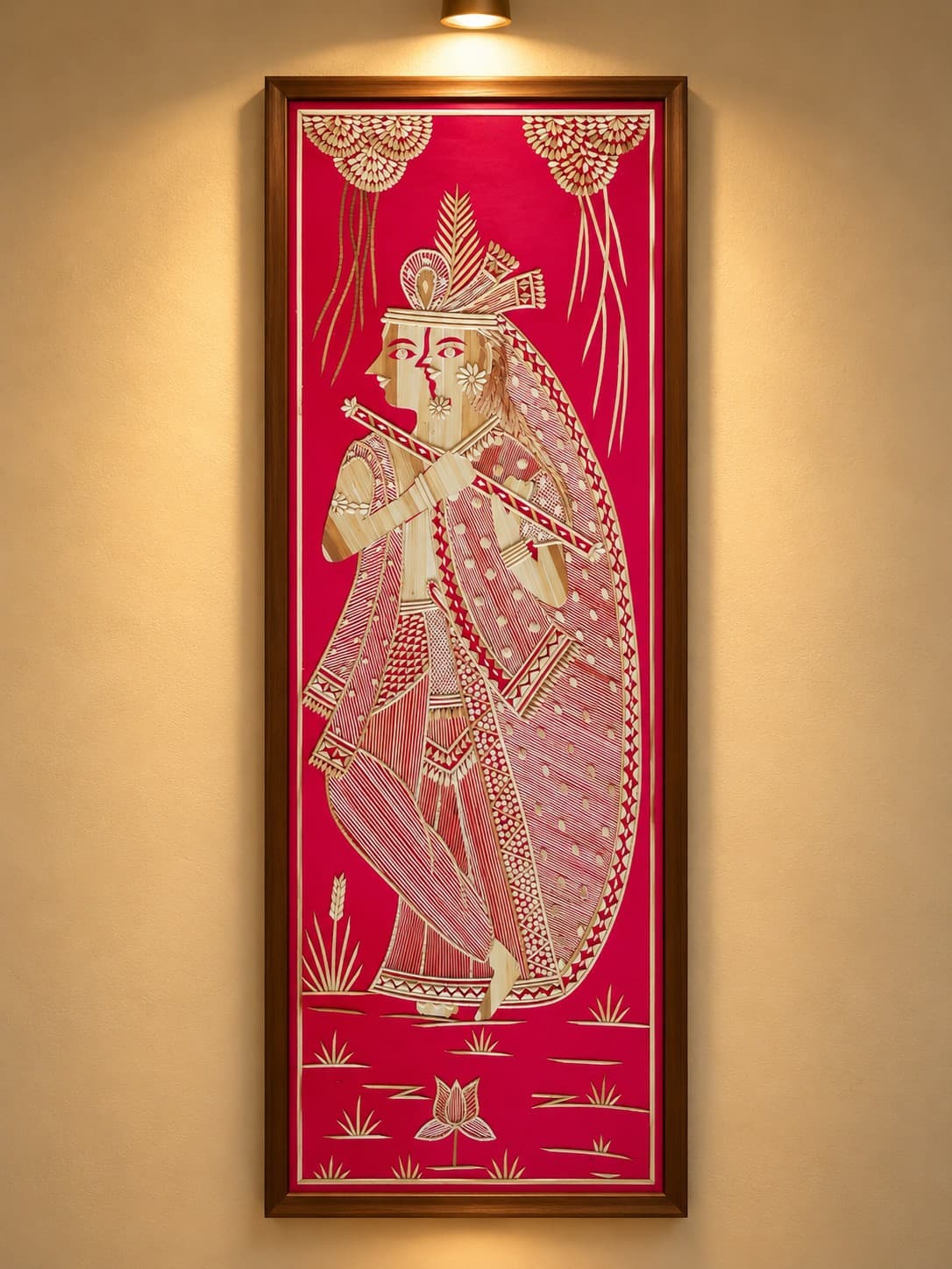 Radha-Krishna Yugal - Sikki Craft