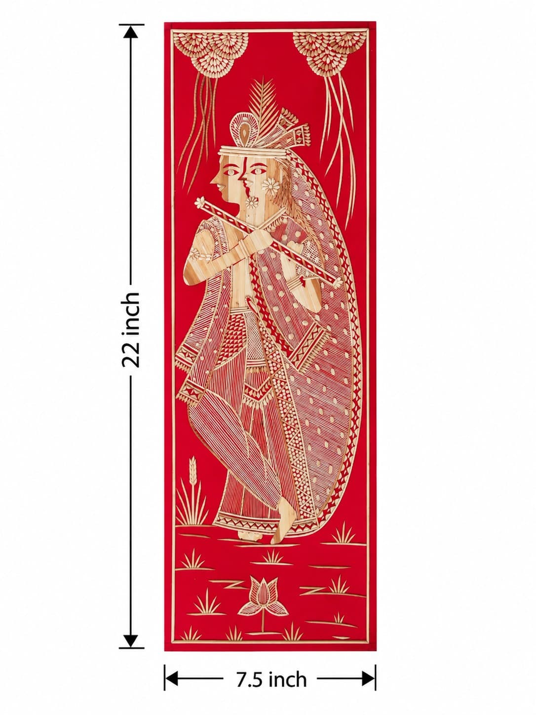 Radha-Krishna Yugal - Sikki Craft — alternate view